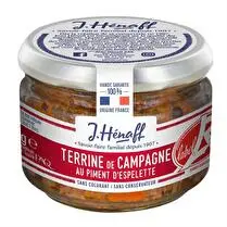 Henaff, Terrine de campagne label rouge au piment d'Espelette