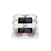 Guyader, Verrines thon chorizo poivrons rouges et fromage 4 x 40g