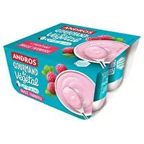 Andros, Brassé végétal au lait de coco framboise