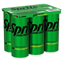 Sprite, Lime sans sucres