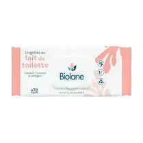 Biolane, Lingettes au lait de toilette