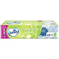 Lotus, Mouchoirs etuis compact+