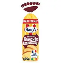 Harry's, Brioche tranchée recette classique nature sans additifs maxi