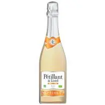 Listel, Boisson Pétillante sans Alcool à Base de Jus de Raisin BIO Pêche