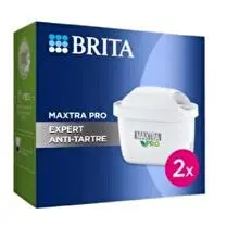 Brita, Pack 2 filtres à eau Maxtra Pro Expert anti-tartre 1050428