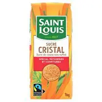 Saint Louis, Sucre cristal pure canne non raffiné équitable