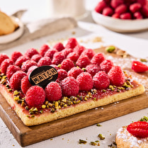 Votre boulanger propose, Sablé breton framboise pistache 4 personnes