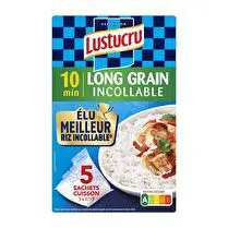 Lustucru, Riz étuvé 10min x 5