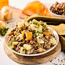 Votre poissonnier propose, Salade de lentilles au haddock