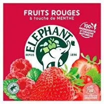 Éléphant, Infusion fraise framboise groseille touche de menthe x 20 sachets