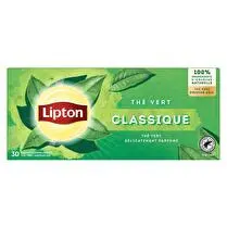 Lipton, Thé vert classique origine Asie x 30 sachets