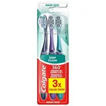 Colgate, Brosse à dents 360 deep clean medium