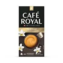 Café royal, Capsules aluminium vanille type nespresso x 10