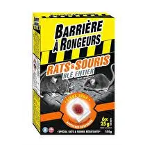 Votre rayon propose, Barrière à rongeurs rats & souris - appât sur céréales 150 g