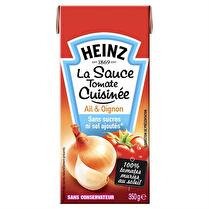HEINZ Sauce tomate cuisinée sans sucre sans sel ajoutés brique