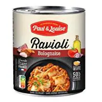 Paul & Louise, Ravioli sauce à la bolognaise boîte