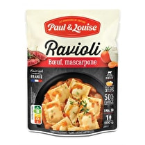 Paul & Louise, Ravioli pur boeuf mascarpone sachet