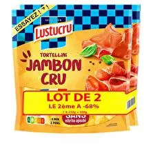 Lustucru, Tortellini  Jambon cru - Lot de 2 dont le 2ème à - 68%