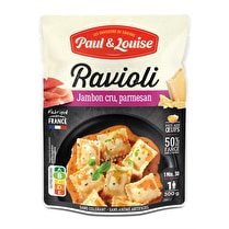 Paul & Louise, Ravioli jambon et parmesan sachet