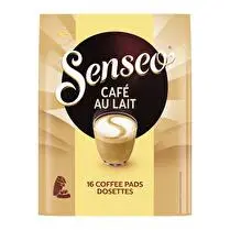 Senseo, Dosettes café au lait x 16 167g Senseo