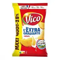 Vico, Chips Extra craquante nature - 400 g + 25% offert