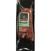 Aux produits Saugets, Saucisse fumée au cumin
