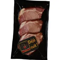Aux produits Saugets, Echine fumée cuite 3tr