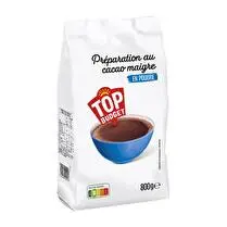 Le moins cher, Poudre chocolatée