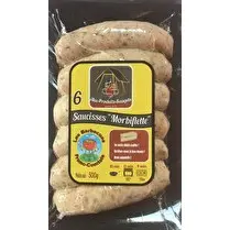 Aux produits Saugets, Saucisse Morbiflette X6 grill