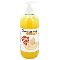 Le moins cher, Crème lavante lait et miel pompe