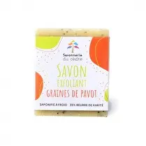 Savonnerie du Cèdre, Savon exfoliant pavot