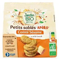 Jardin bio étic, Petits sablés apéro comté sésame