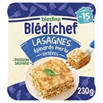 BLÉDINA Bledichef lasagnes épinards et poisson blanc