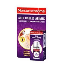 Mercurochrome, Soin ongles abimés