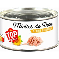 Le moins cher, Thon miettes huile de tournesol 1/5