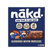 NAKD Barre de céréales myrtille et blueberry muffin