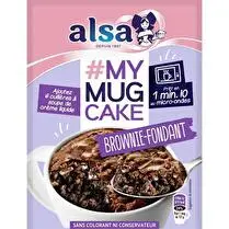 Alsa, My mug cake  brownie fondant