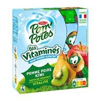 MATERNE Pompotes les vitamines pomme poire kiwi vitamine C 4 x 90g