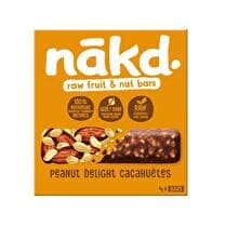 NAKD Barre de céréales cacahuète et peanut delight