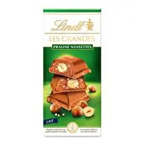 Lindt, les grandes praline lait noisettes