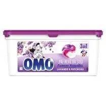 Omo, Lessive capsules 3 en 1 lavande et patchouli