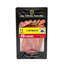GOURMETS CHARCUTIERS Chorizo en tranches  - 90 g + 15% offert