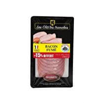 GOURMETS CHARCUTIERS Bacon en tranches  - 90 g + 15% offert