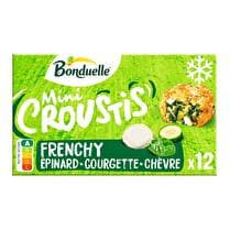 BONDUELLE Mini Croustis Frenchy épinard, courgette, chèvre