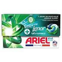 Ariel, Capsule lessive unstoppable aérien x19