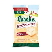 Carolin, Lingettes sol Savon de Marseille x15