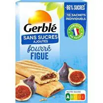 Gerblé, Biscuits fourrés figue sans sucres