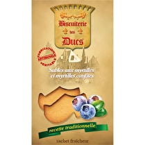 Les saveurs du Colombier, Sablés à la myrtille