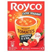 ROYCO Velouté tomates et croûton à l'ail x 3 sachets