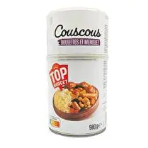 Le moins cher, Couscous boulettes merguez